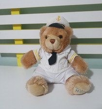 PACIFIC JEWEL TEDDY BEAR CAPTAIN BEAR 22CM STANLEY CRUISE SHIP BEAR
