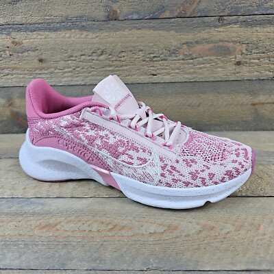 Nike SuperRep Go 3 Flyknit Next Nature Women's Shoes Desert Berry/Sail Sz 7 NEW