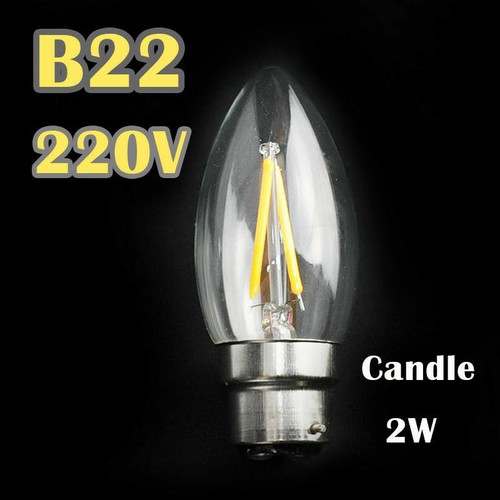 E27 B22 E14 4X/8X LED Retro Filament Flame Candle Globe Light Edison Lamp Bulb - Picture 23 of 34