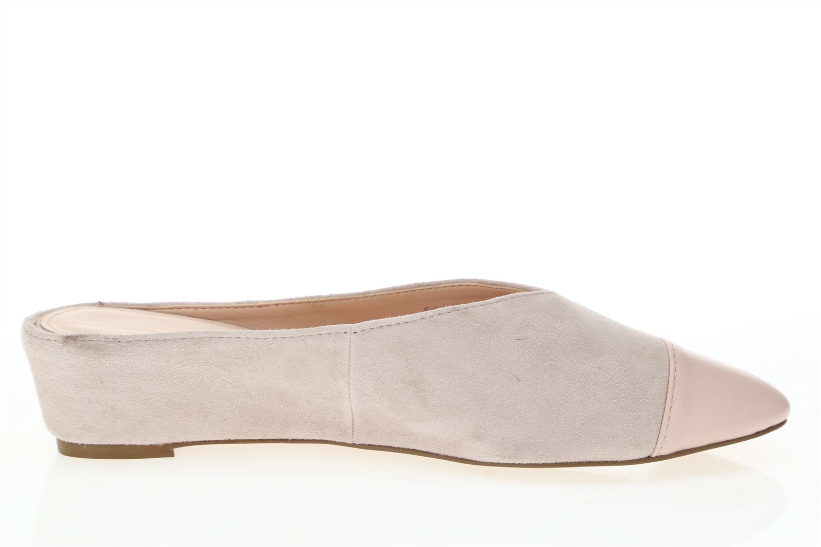 Womens AVEC LES FILLES 160297 Pink Suede Wedge Mules sz. 6 M image 3