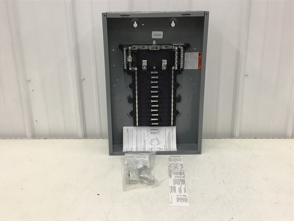 Square D QO Main Lug Load Center QO24L70SCP - 70 Amp, 2-Space, 4-Circuit, Indoor - 2-Pack