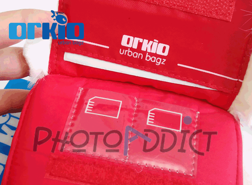 Sacoche Appareil Photo Compact ORKIO 0802201 Rouge Eskimo - Picture 2 of 3