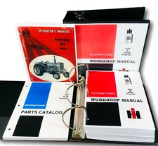 Farmall International 544 Tractor Service Parts Operators Manual Set Repair Shop