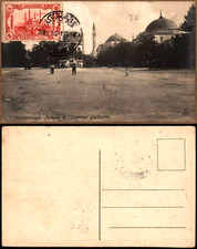 Turkey Constantinople Istanbul - Antique Real Photo Postcard, Turkish Stamp