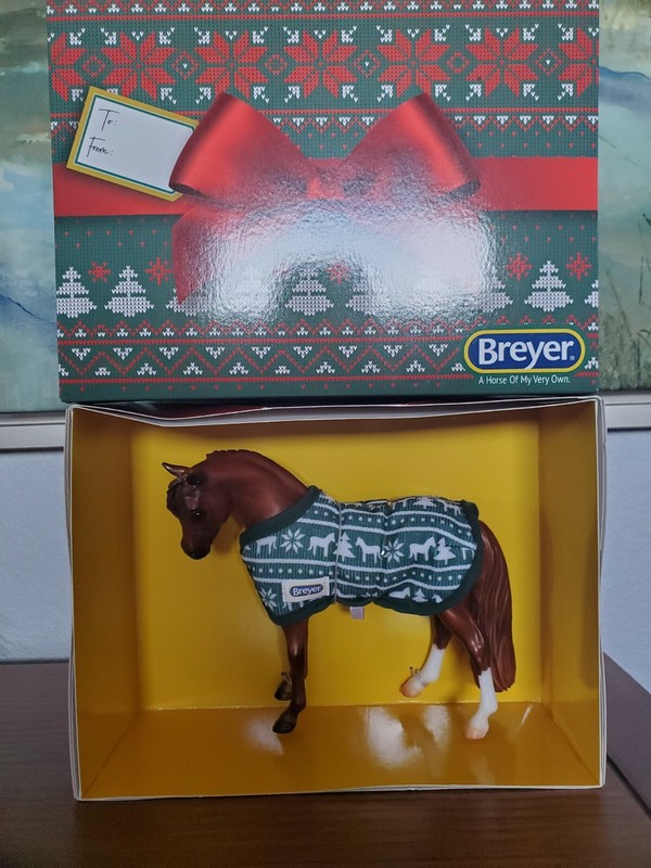 Breyer Traditional #712412 "Gingerbread” 2021 Pony for Christmas NIB Bouncer 
