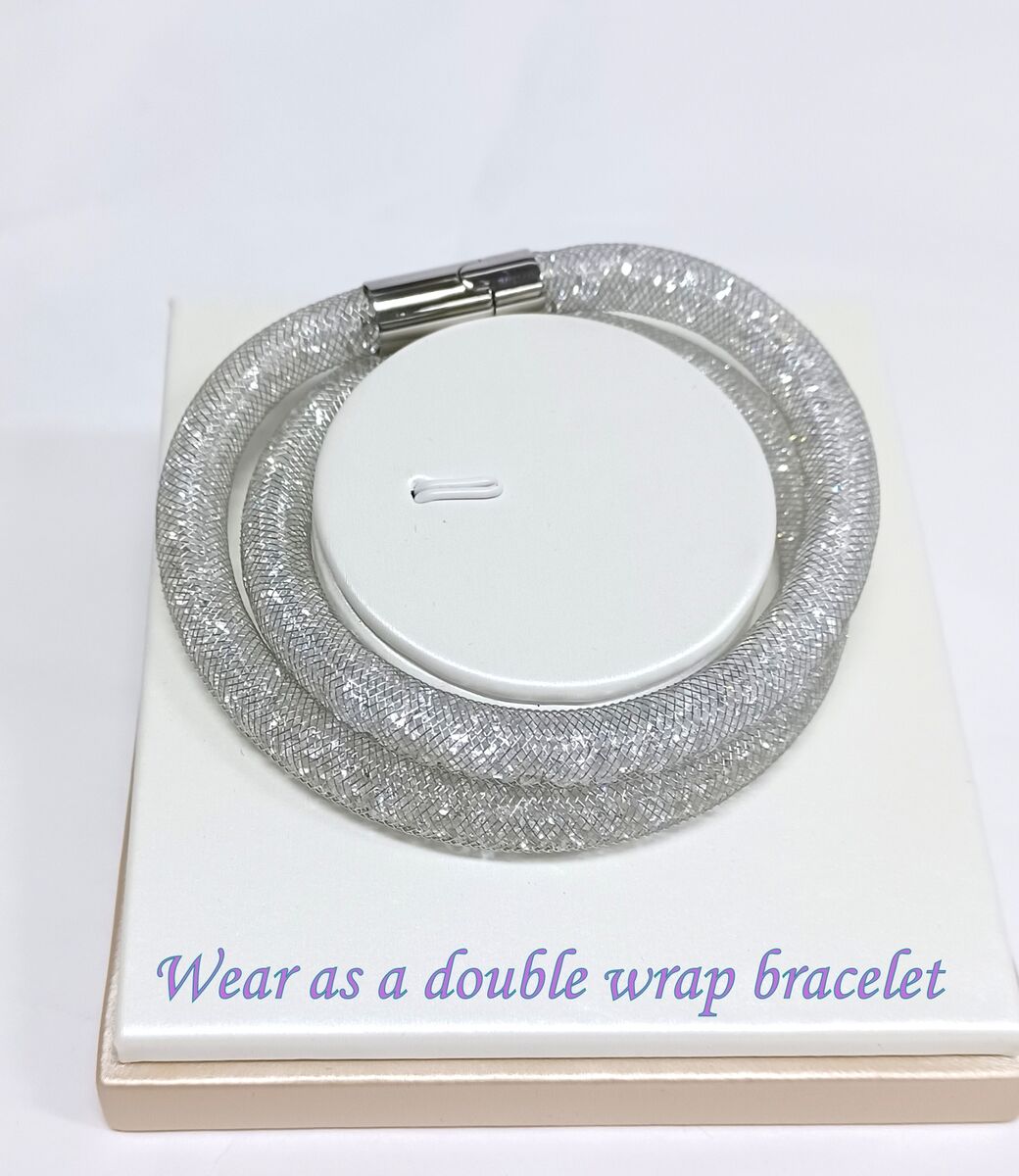 Swarovski Stardust Deluxe Set Braelete+Fit Earrings Clear Swarovski Stardust Deluxe Set Braelete+Fit Earrings Clear