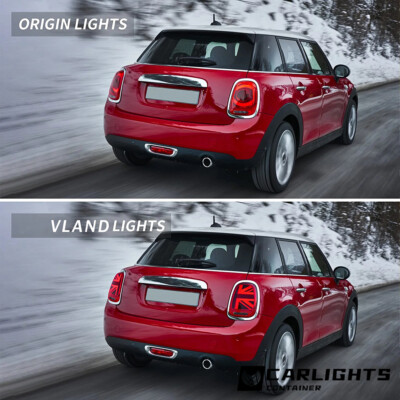 VLAND For 2014-2022 Mini F55 F56 F57 Cooper S Red LED Tail Lights
