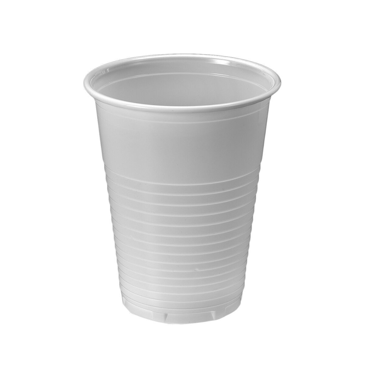 Set de vasos reutilizables Algon Blanco 220 ml 50 Unidades