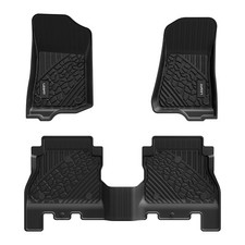 Lasfit 3d Tpe 1st 2nd Row Floor Liners For Jeep Wrangler 2018-2026 Floor Mats