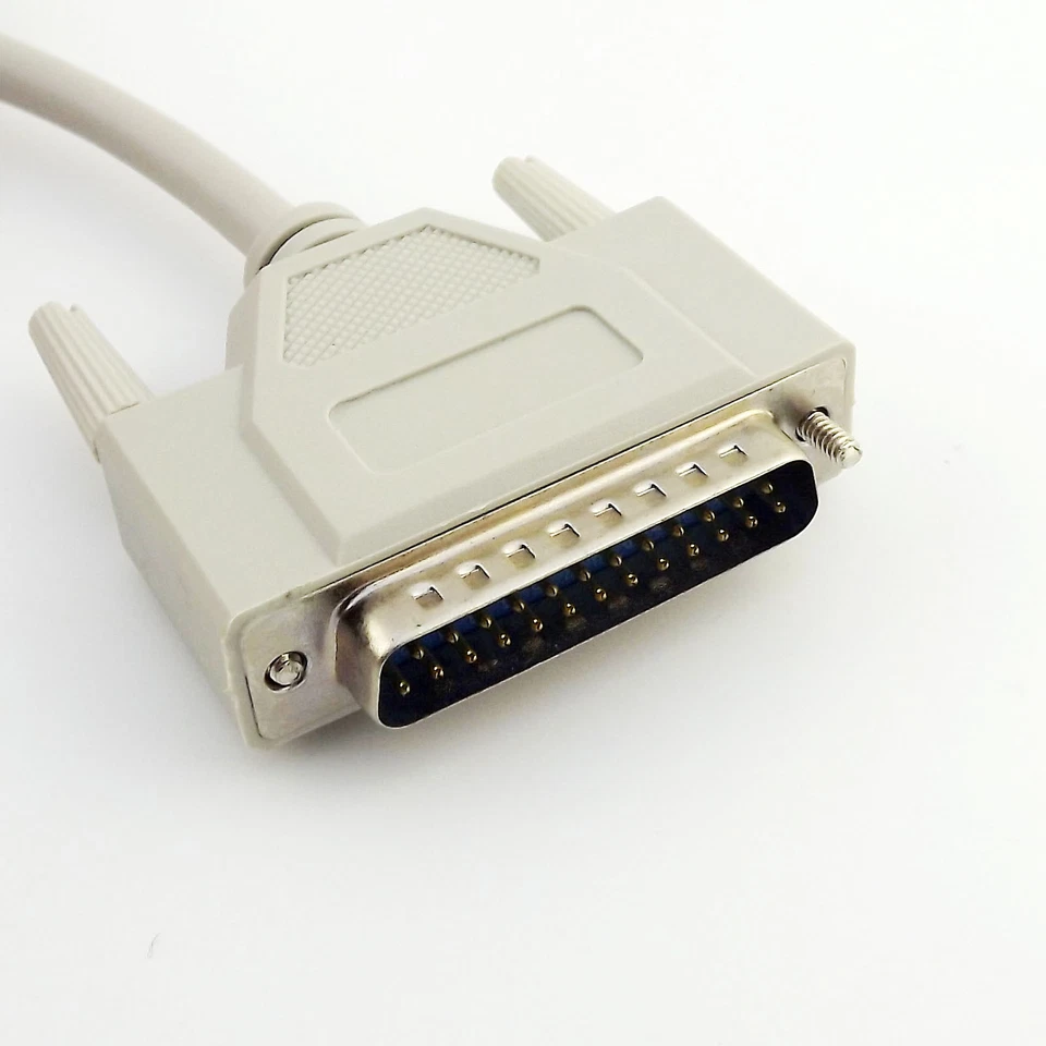 Parallel Printer DB25 Male 25 Pin to Centronics CN36 36 Pin Male IEEE1284 Cable - Image 4 of 4