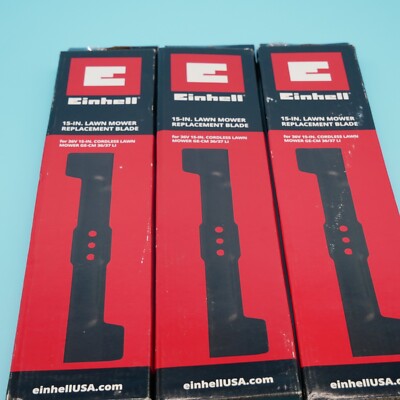 Lot Of 3: Einhell 15-IN. Lawn Mower Replacement Blade
