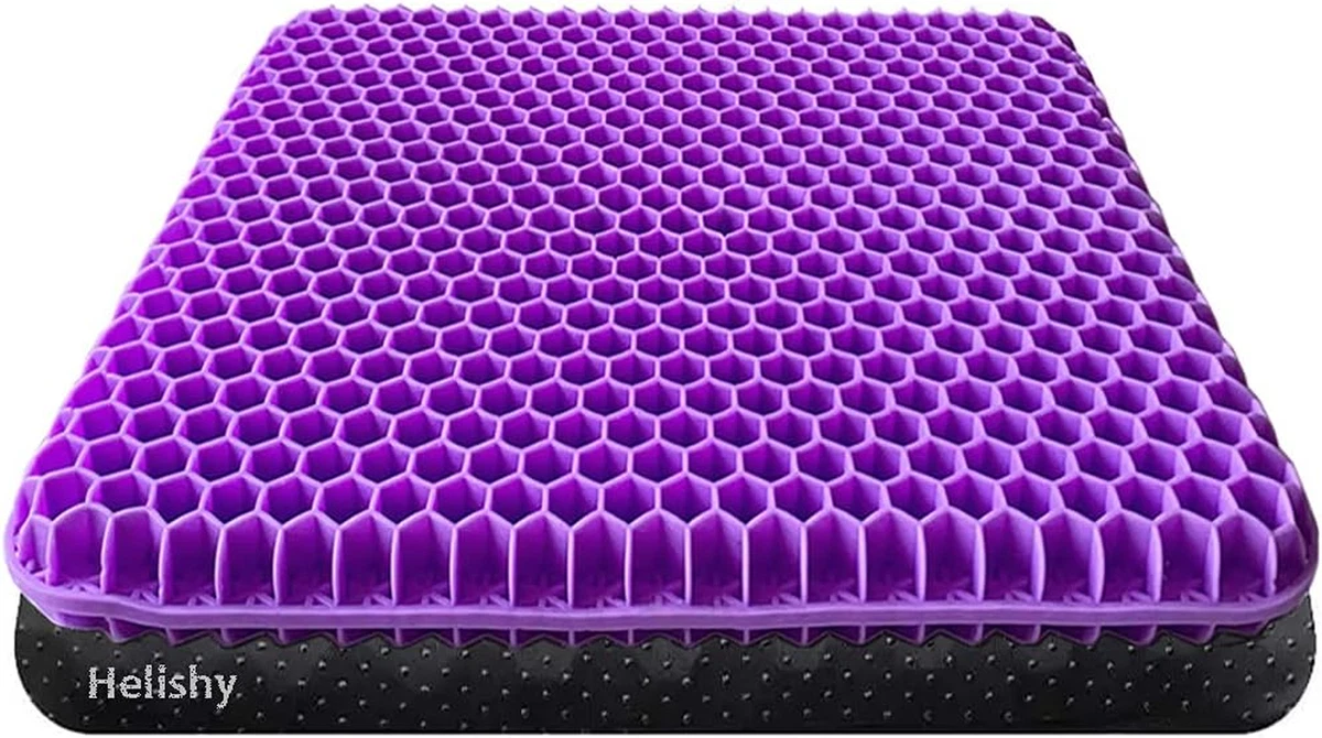 Back Support Grid Purple Gel Seat Cushion Tailbone Sciatica Pain Relief -  China Purple Seat Cushion and Gel Seat Cushion price