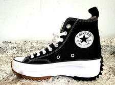 Converse Chuck Taylor All Star High Top Sneaker Black White Womens 8 Mens 6.5