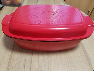 Cucinella Aluminiumguss Schmortopf Bräter 39x23 cm rot wie Neu