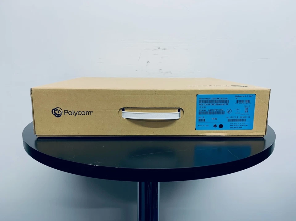 Polycom RealPresence Trio 8500 - Teléfono de conferencia IP PoE 2200-66700-019 - Nuevo Foto 4 de 4