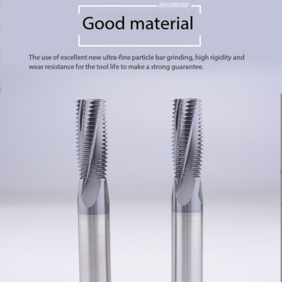 7/16''-20 UNF CARBIDE THREAD MILL - TiALN COATED FULL-THREAD -MILLING CUTTER