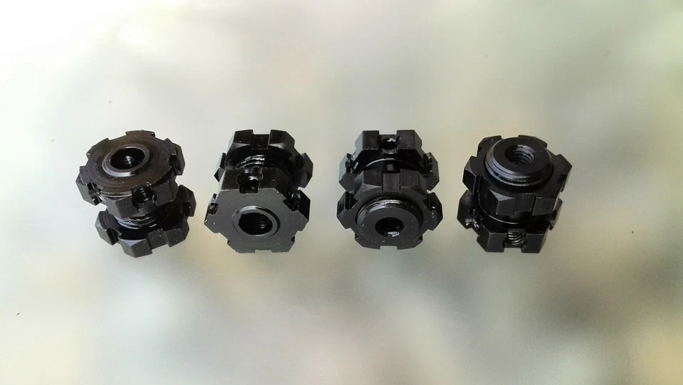 Traxxas Summit SLOP STOP Hex Hub 17mm for 1/10 E-Revo E-Maxx Ultimate HMH Black - Immagine 2 di 4