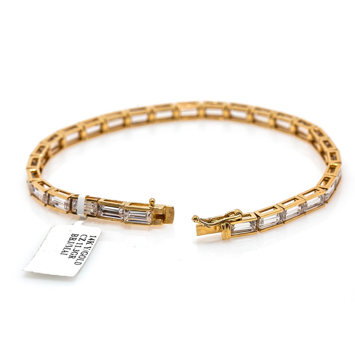 アクセサリー Gold Bracelet SP-Medium Women's Gold Titanium CZ Crystal Spike Cuff Bracelet – Eye