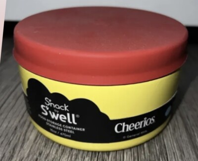 Cheerios Snack By Swell Bowl 16 OZ Stainless Steel Food Storage Container