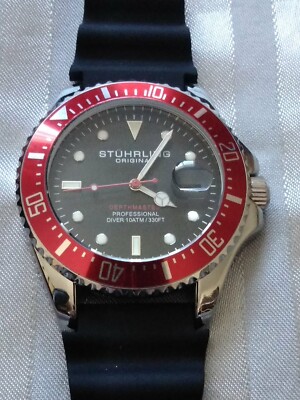 Dive Watch Stuhrling Deep Master Stuhrling Men's Automatic Self - Main Image