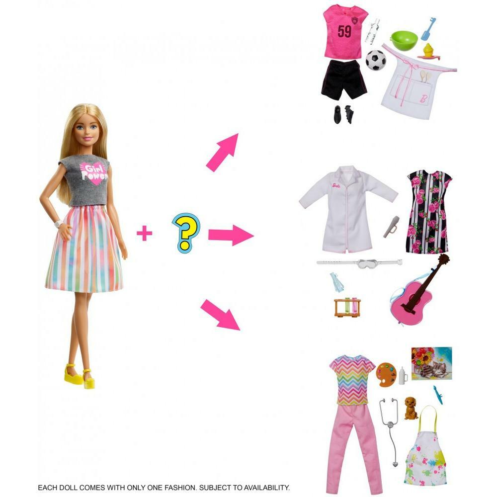 Barbie Careers Surprise Closet Doll & Accessories, Blonde, Ages 3+