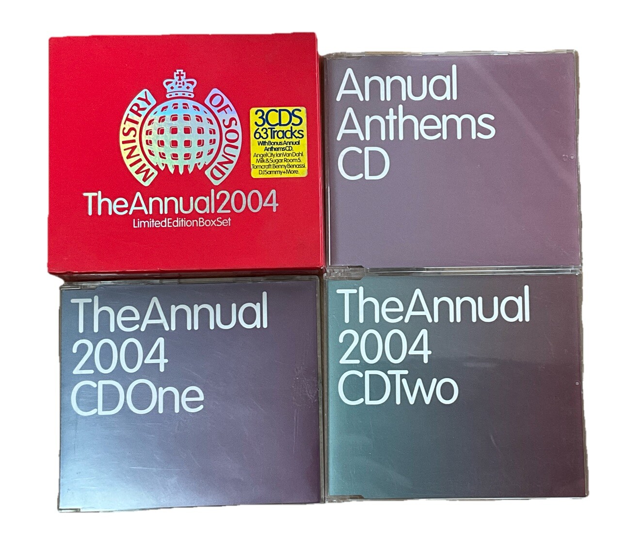 The Annual 2004 Ltd Edition 3x CD Set Jurgen Vries Chicane Van Dyk Agnelli Push