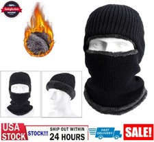 Balaclava Ski Full Face Mask Windproof Fleece Neck Warm for Winter Cold Weather