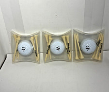  Set of 3 Nike NDX Rockwell Collins Golf Balls  Tees