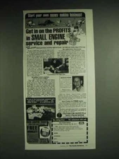 1985 Foley-Belsaw Institute of Small Engine Repair Ad - Get in on the profits