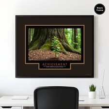 Motivational Poster, Achievement, Motivational Wall Art, Motivational Quotes