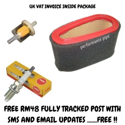 ROCWOOD Mountfield 1538M-SD 1538H-SD 1543H-SD Engine Service Kit Plug, Air & Fuel Filter