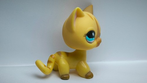 Littlest Pet Shop # 886 Shorthair cat Chat européen Authentic LPS -142 - Imagen 7 de 8