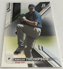 2019 Bowman Platinum Baseball Top Prospects Keegan Thompson Chicago Cubs #TOP24