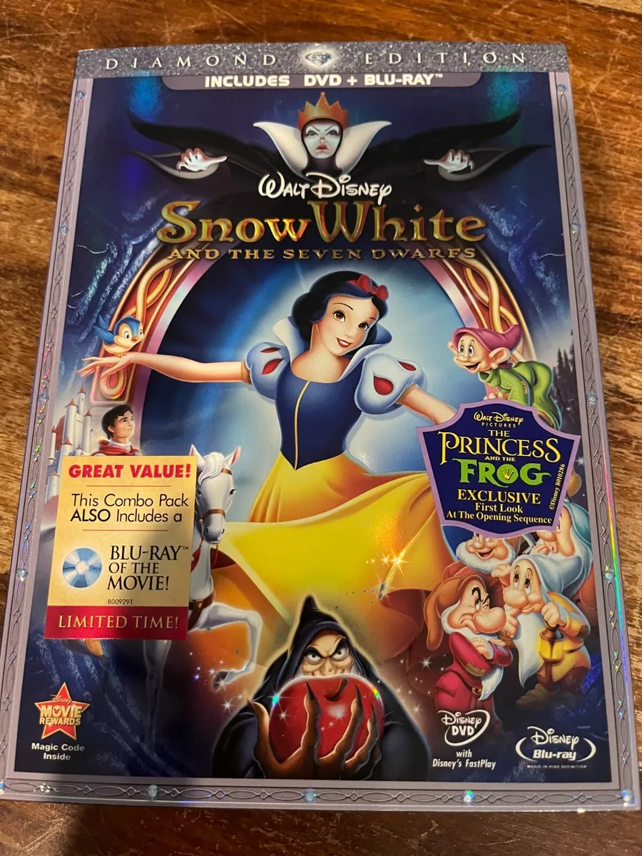 Disney Snow White and the Seven Dwarfs(DVD,2009,3-Disc Set) TESTED