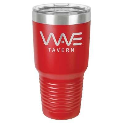 Personalized Polar Camel 30 oz. Vacuum Insulated Ringneck Tumbler with Clear Lid