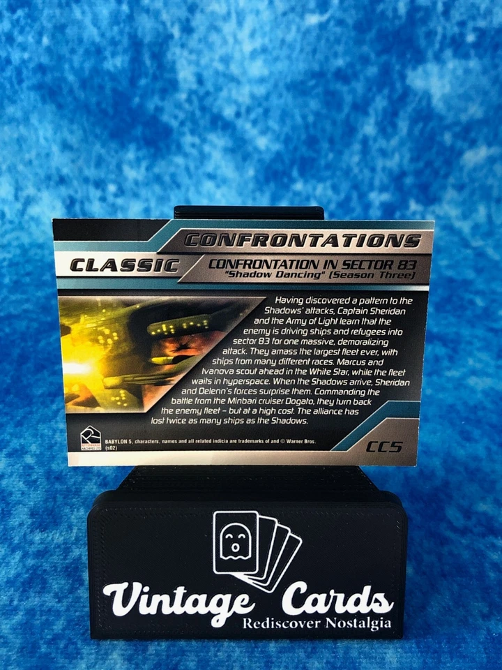The Complete Babylon 5 #CC5 Confrontation in Sector 83 SINGLE Chase Card B - Image 2 of 2