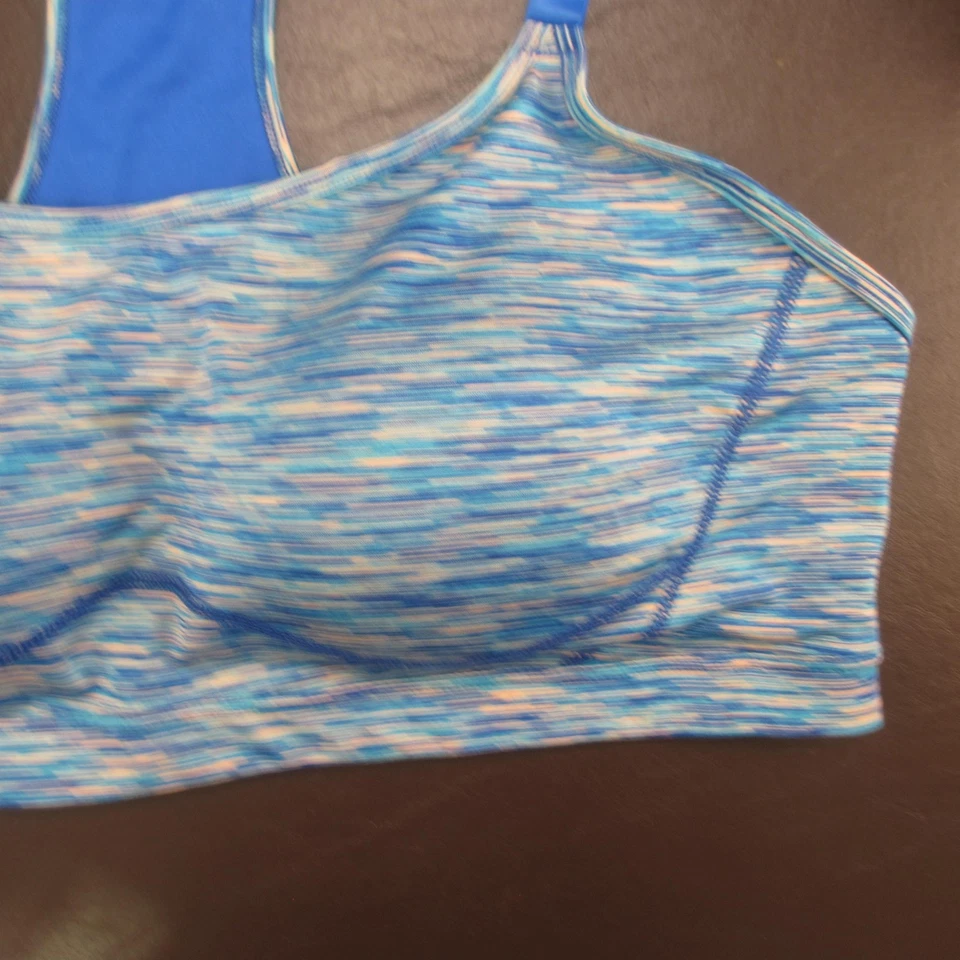 Tek Gear Sports Bra Womens 3X Racerback Light Support Padded Adjustable Active - Image 4 of 4