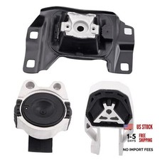 Engine Motor and Transmission Mount Kit Compatible with 2012-2018 Focus L4