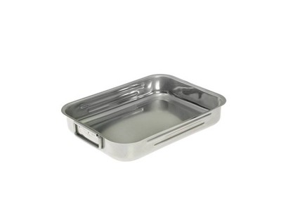 Rectangular Rosticcera Frabosk Stainless Steel With Edge 30 Cm