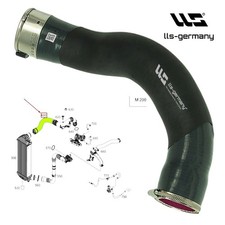 Turboschlauch f&uuml;r Mercedes Citan 108 CDI 109 CDI 111 CDI 112 CDI A4150900200