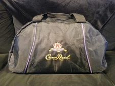 Crown Royal Black Duffle Bag with Shoulder Strap *New*Collectible*