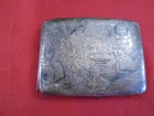 ANTIQUE JAPANESE CIGARETTE CASE .950 SILVER