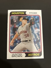 2023 Topps Heritage - Hunter Brown #316 (RC) Houston Astros