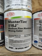 Dupont Master Tint 816 J Medium Fine Aluminum Mixing Color 1us Quart