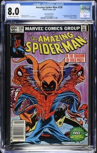 🕸AMAZING SPIDER-MAN #238 CGC 8.0*MARVEL COMICS 1983*1ST APP HOBGOBLIN*NEWSSTAND