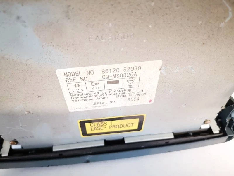 8612052030 Kassettenradio Autoradio 86120-52030 Toyota Yaris DE2580844-86 - Bild 3 von 4