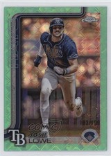 2025 Topps Chrome Logofractor Edition Aqua Refractor 183/199 Josh Lowe #111 bc8