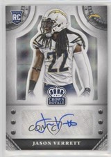 2014 Crown Royale Rookie Signatures Silver Plaid 12/75 Jason Verrett Auto 4l6