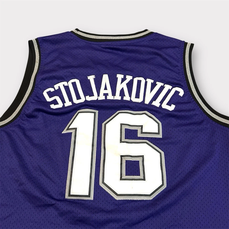 Винтажная мужская футболка свингмена Peja Stojakovic Nike NBA Sacramento Kings большого размера - Изображение 4 из 4