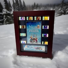 Auténtica caja de música iluminada con celdas de película Frozen 2013 35 mm certificado de autenticidad USB-C